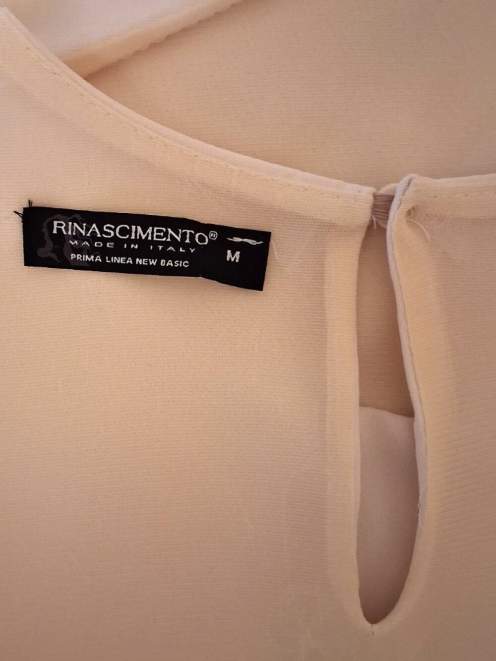 NWOT RINASCIMENTO Unique Well Tailored Artistic Design White Tiered Dress 10 - Picture 7 of 12